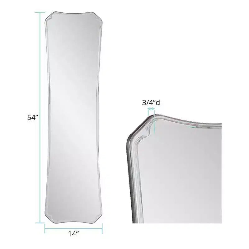 35.5"x35.5" Round iron Framed Boulon Mirror: Modern Style, No Assembly, Wall Mounted