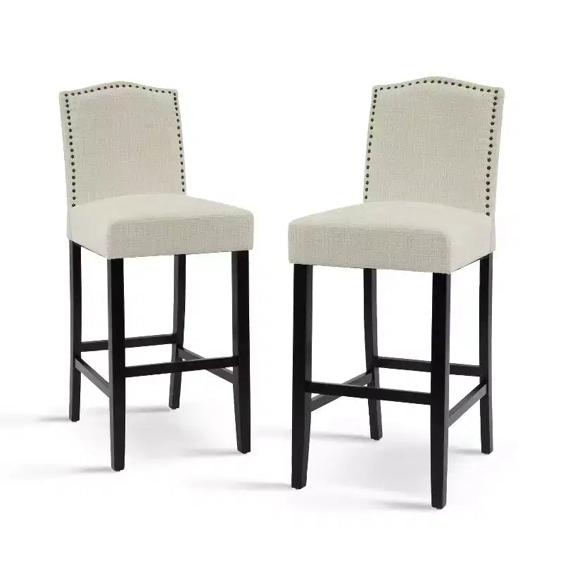 Bar Stool Counter Height Stool Dining Chair Pub Kitchen Stool, PU Leather Upholstered -
