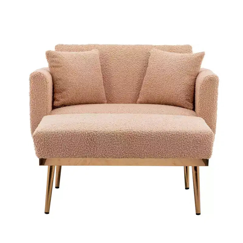 Modern Accent Chair, Fashionable and Classic Style Chaise Accent Chair for Living Room and Hotel Bed Room