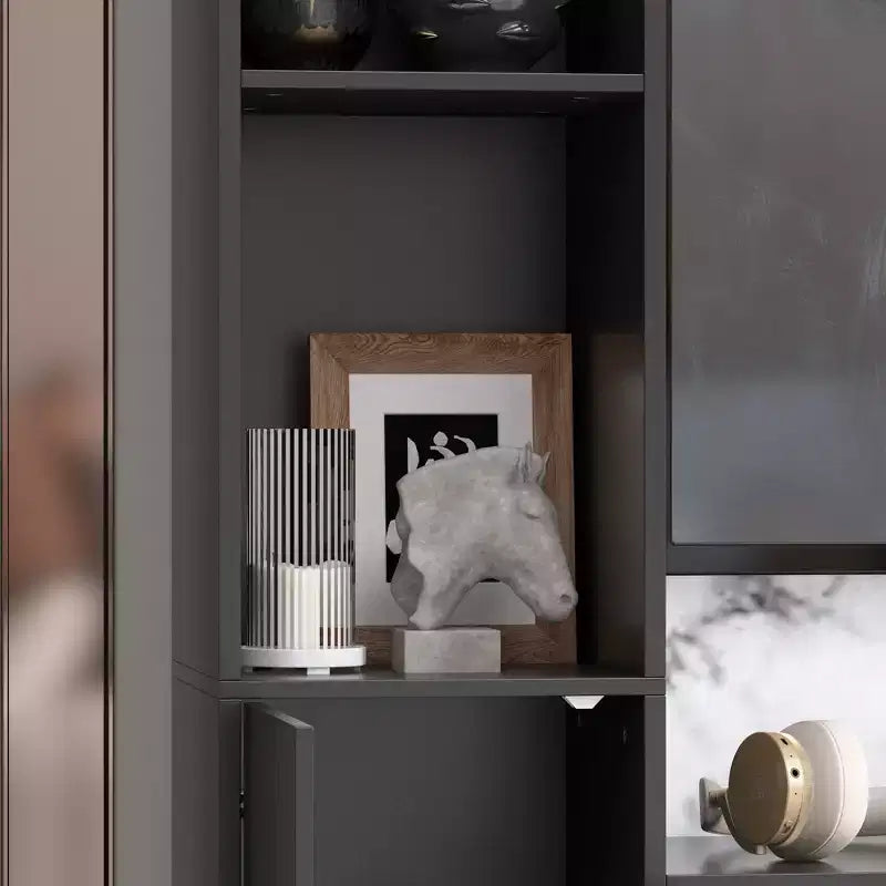 Modern and Minimalist Entertainment Center TV Stand: Modern Design with Ample Storage Media Console, Floating TV Shelf