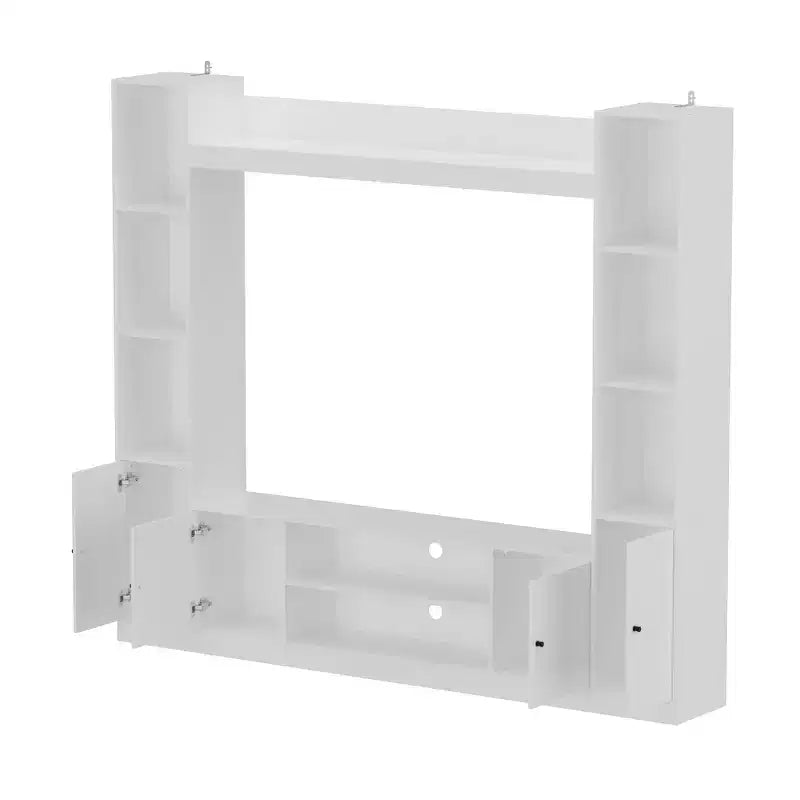 Modern and Minimalist Entertainment Center TV Stand: Modern Design with Ample Storage Media Console, Floating TV Shelf