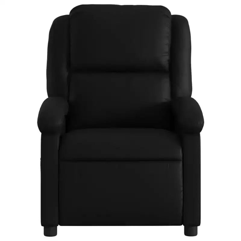 Massage Recliner Chair Black Faux leather, metal, plywood Single