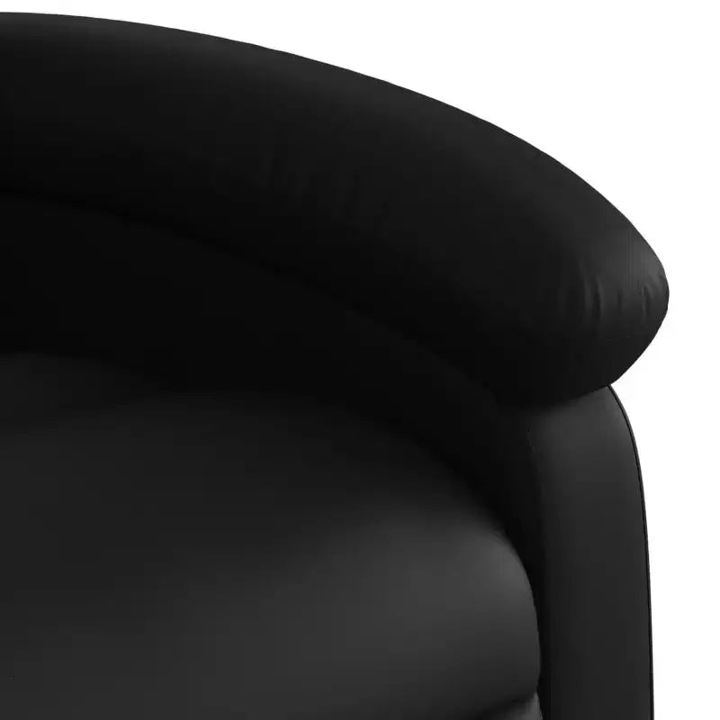 Massage Recliner Chair Black Faux leather, metal, plywood Single