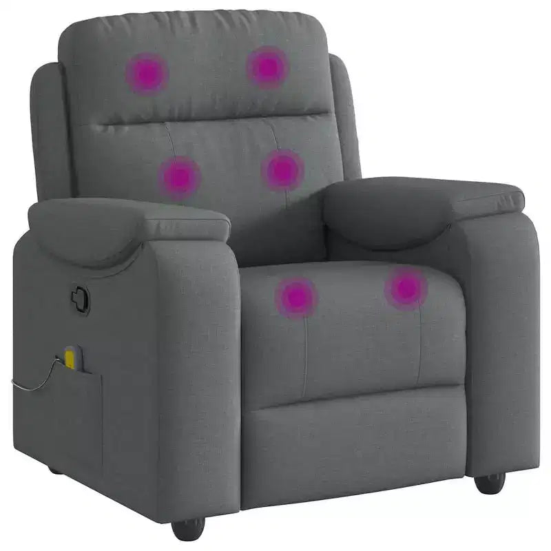 Massage Recliner Chair Dark grey