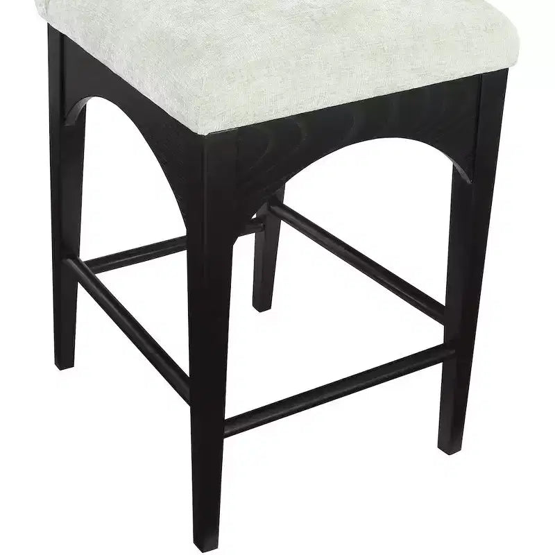 ,Waldorf Mint Chenille Fabric Stool