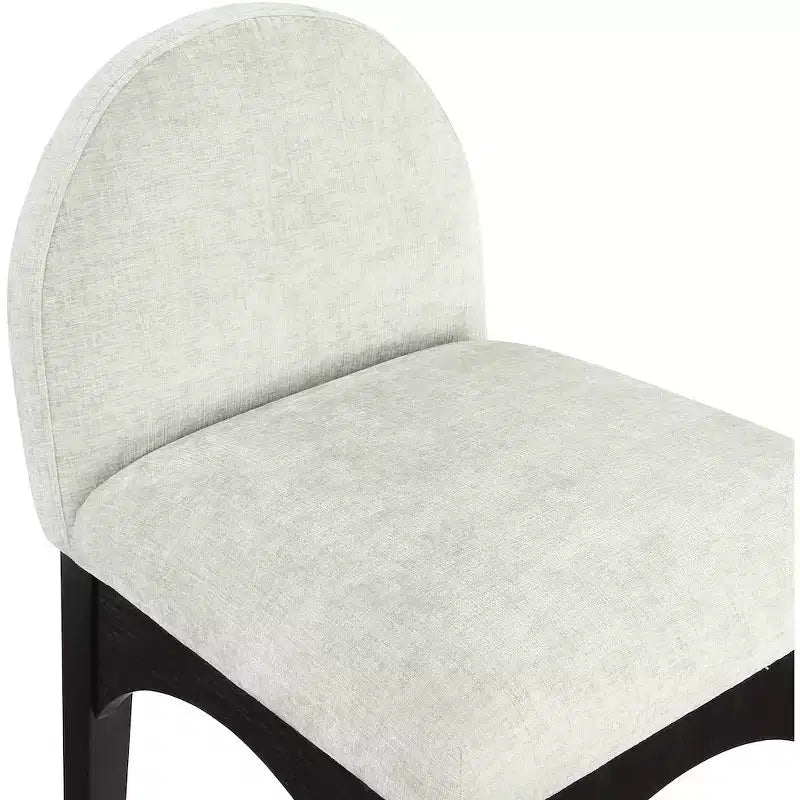 ,Waldorf Mint Chenille Fabric Stool