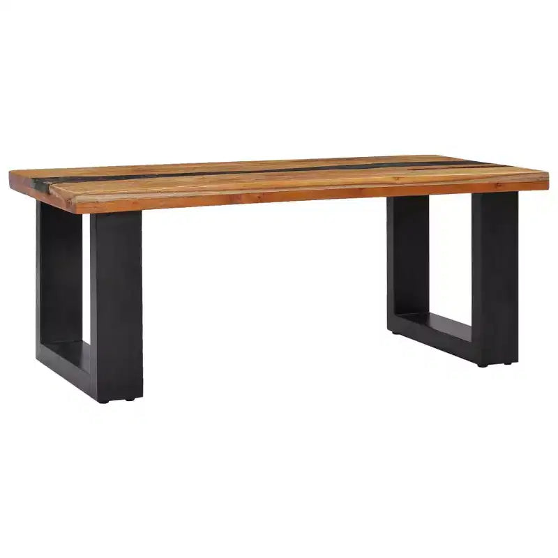 Coffee Table Multicolor Teak wood, Mango wood, Polyresin