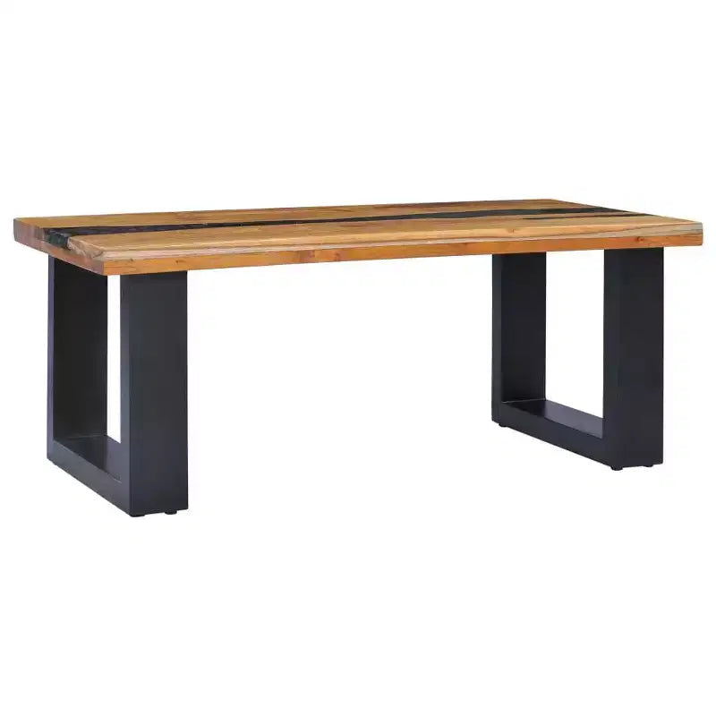 Coffee Table Multicolor Teak wood, Mango wood, Polyresin