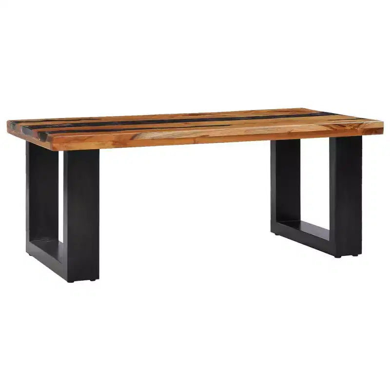 Coffee Table Multicolor Teak wood, Mango wood, Polyresin