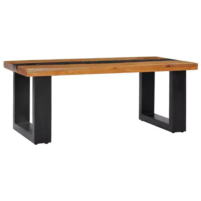 Coffee Table Multicolor Teak wood, Mango wood, Polyresin
