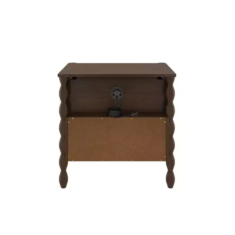 Jenny Lind Cubby Nightstand with 1 Drawer & Electrical Outlet