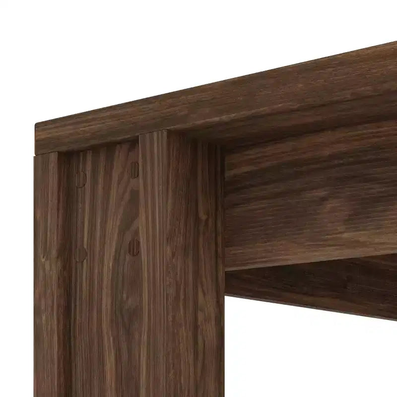 Farmhouse Dining Table for 6-8 Guests, 71 Long Rectangular Wooden Table with Wide H-Legs & Sturdy Frame for Kitchen, Dining Room & Apartment