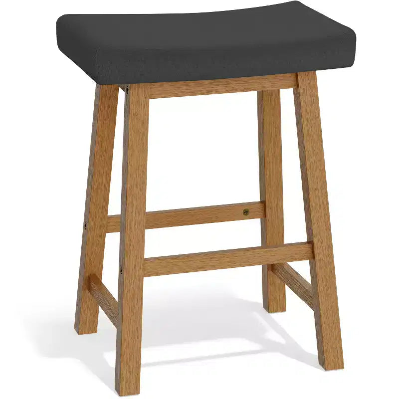 Counter Height Upholstered Bar Stools for Kitchen Dining