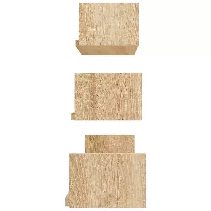 Shelf Black Engineered wood Large Wall-mounted