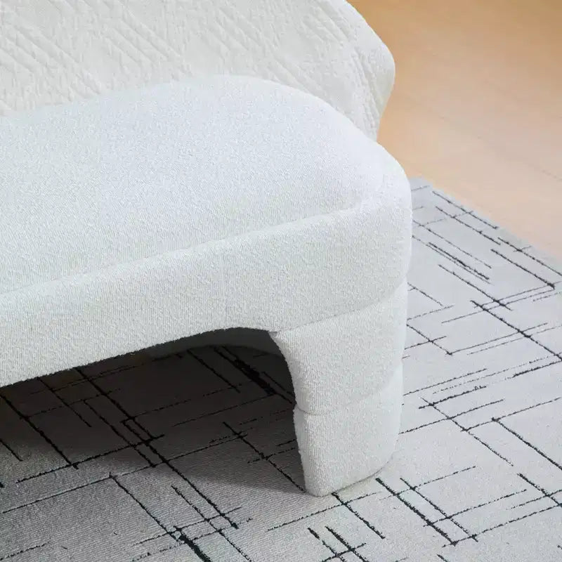 Upholstered Bench Padded Bed End Bench Minimalist Ottoman Entryway Bench Footstool