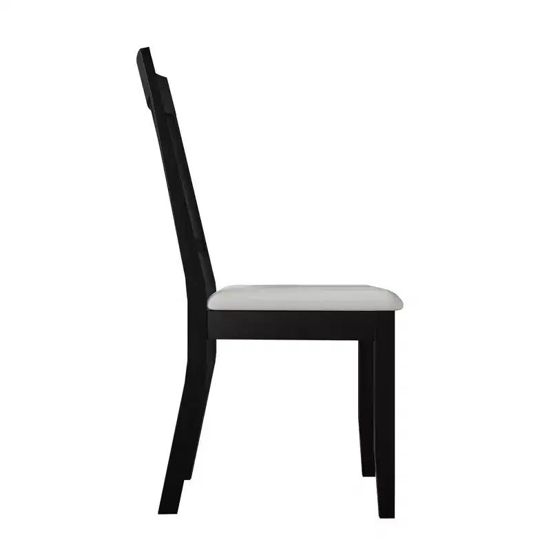 Wooden Dining Chair With Warm Grey Cover