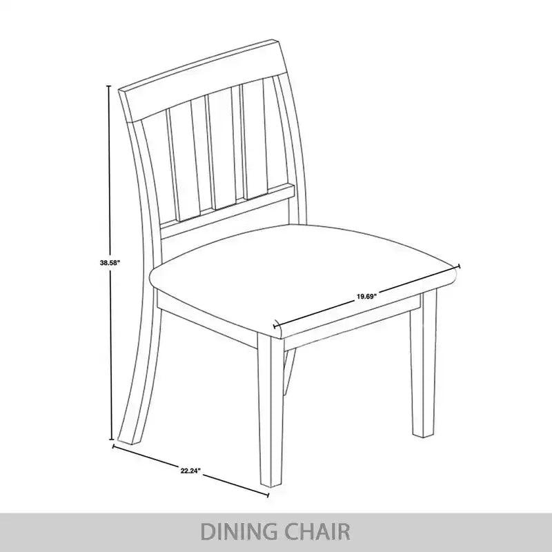 Wooden Dining Chair With Warm Grey Cover